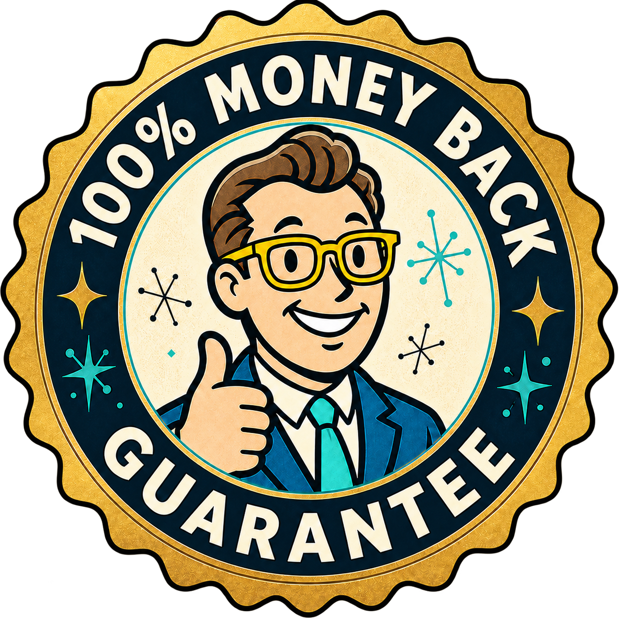 100% money back guarantee